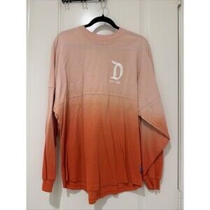 Disneyland Resort Coral Salmon Pink Spirit Jersey Medium, Long Sleeve